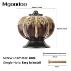  10pcs Pumpkin Knobs  1 57   Ceramic Knobs Decorative Kitchen Knobs For 