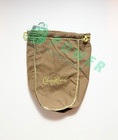 Lot Of 10 Crown Royal Vanilla Brown Drawstring Bottle Bags 750ml Size Medium