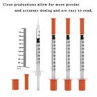 30 Gauge 5 16 Inch Needle  1ml Disposable Lab Dispensing Supplies individual Wra