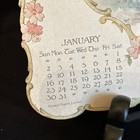 Antique Vintage The George Herbert Calendar 1898 Printed In Bavaria 119 Die Cut