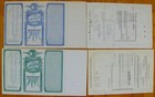 12 Different Cancelled Stock Certificates  Some With Attached Documents  7g 