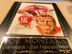 Joe Montana Limited Edition Plaque        quarterback     San Francisco 49ers   