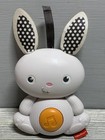 Fisher-price Bunny Baby Soother White Rabbit Music Sound Toy Hanging Strap Crib