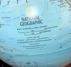 World Globe 12  Rotate   Spins National Geographic 2007 N510