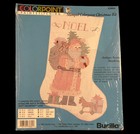 Bucilla Colorpoint Paintstitching Christmas Stocking Kits Santa 16    Lot 3 New