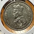 1936 Lithuania  Silver  10 Litu Scarce Crown