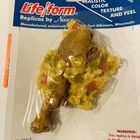 Nasco Lifeform Fake Food Tortilla Chicken Rice Lot Nutrition Display Food