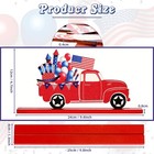 3 Pcs 4th Of July Decorations Memorial Day Patriotic Table Decorations Red White
