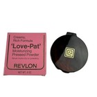 Vintage Revlon Love Pat Pressed Powder Moisturizing Cream Tawny Beige New In Box