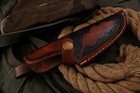 Handmade Pure Leather Hand Crafted Belt Sheath Holster For Fixed Blade Knife