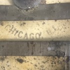Vintage Brass Gimbaled Maritime Box Compass Chicago Ill Marine Navigation As-is