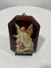 Vintage Guardian Angel Wall Plaque Children Crossing Bridge 7 5 Inch Tall