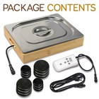 Serenelife Hot Stone Massage Kit With Digital Temperature Controller