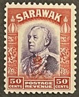 Travelstamps  Sarawak Stamps Sg  161 Mint  Og  Never Hinged  50c Crown Op