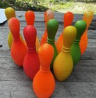 Vintage Empire  e  Bowling Pins And Vintage 2 Fisher Price Plastic Stacking Ring