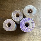 4 Spools Vintage Belding Corticelli Richardson Silk Thread 3 White 1 Black