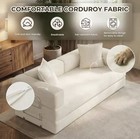 78  Boneless Couch  5-in-1 Futon Sofa Bed Pull Out Couch