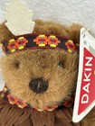Dakin Indian Girl Stuffed Teddy Bear 8 5  Plush Small  16253 Vtg 90s