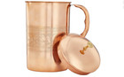 Copper Water Jug Set 1350ml With 2 Copper Glasses 