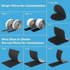 30ft X 1 Inch Hook And Loop Tape Strips With Adhesive  Heavy Duty Sticky Back