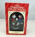 Gibson Collectible Our First Christmas Ornament Polar Bears Skating Vintage 1994