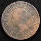Canada 1 Cent 1876h  Coin  Inv i342