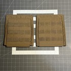 Tactical Tailor Fight Light Side Plate Bags - Large 6 75x7 75    Coyote Brwn - New
