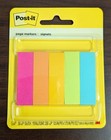 Lot Of 10 - Post-it 250ct Page Markers 05  x 1 75  Each   2500 Page Markers Ttl