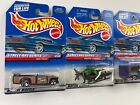Hot Wheels 1999 Street Art Series Set 4 Bus Chopper Ambulance Mini Truck  nip 