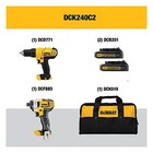 Dewalt 20v Max Cordless 2-tool Combo Kit Drill Impact Driver 1 3ah Nwt