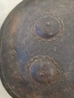 Antique 1700s  18th Century Indian Indo-persian Dahl Iron Shield W  Rings   Pad