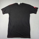 Amc Theatres Amazing Employee Promo T-shirt Black Red Stitching Small 82399