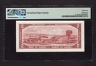 Canada 2 Dollars 1954 Bc-38b Uncirculated Grade 64