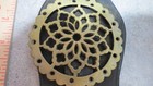 Horse Brass Leather Strap Antique From England 3 Large Brasses 17  On Strap