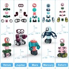 Gifts2u Magnetic Robots 35pcs Set Kids Storage Box Stem Educational Toy Boys Gir