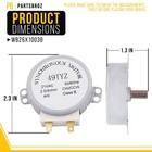 Wb26x10038 Microwave Turntable Motor For Ge Kenmore Hotpoint Ap2024962