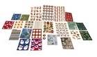 Rare Vintage Christmas  24  Sticker Sheets Hallmark Denmark 1980-90 s Santa Lot