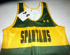 Nwt Michigan State Spartans Under Armour Wrestling Singlet Large