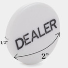 2 Casino Grade Professional Poker Dealer Buttons