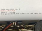 1918 Underwood No  5 Typewriter W  Mill Gothic Typeface - Works - See Video