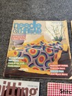 Lot Of 9 Craft Magazines Vintage Knit Knitting International Projects Patterns