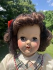 Vintage Ideal 19  Hard Plastic Toni P-92 Doll  Original Dress   Shoes  1950s  Ex