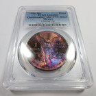 1984 Mo Pcgs Unc Detail - Mexico 1 Oz Silver 0 999 Libertad Onza Coin  58430a