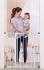 Baby Safety Gate Extra Tall Walk Thru Pet Fence Indoor Security Dog Door Wide Us