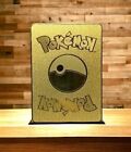 Arceus Vmax Gold Metal Pokemon Card Collectible Gift display