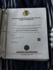 David K  mpf  64 Chicago Blackhawks Game Used   Signed Skates With Coa