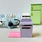 1 12 Scale Dollhouse Miniatures Colorful Apartment Room Set