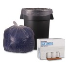 Boardwalk 535 45 Gal  1 4 Mil Low-density Can Liners - Clear  100 carton  New