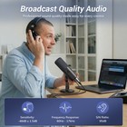 Tonor Dynamic Podcast Microphone For Studio  Cardioid Xlr usb Mic