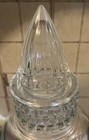 Clear  Vintage Tiffin Dakota Glass Apothecary Candy Globe Jar   Lid 11 25  Read